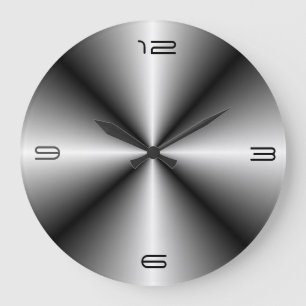 Horloge minimaliste de Look>Wall d'acier