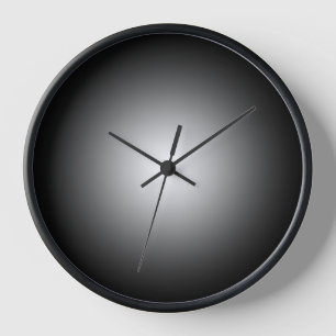 Horloge Minimaliste noir et blanc élégant et moderne
