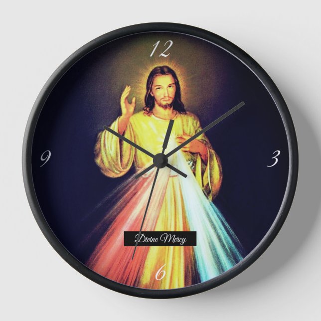 Horloge Miséricorde divine (Recto)
