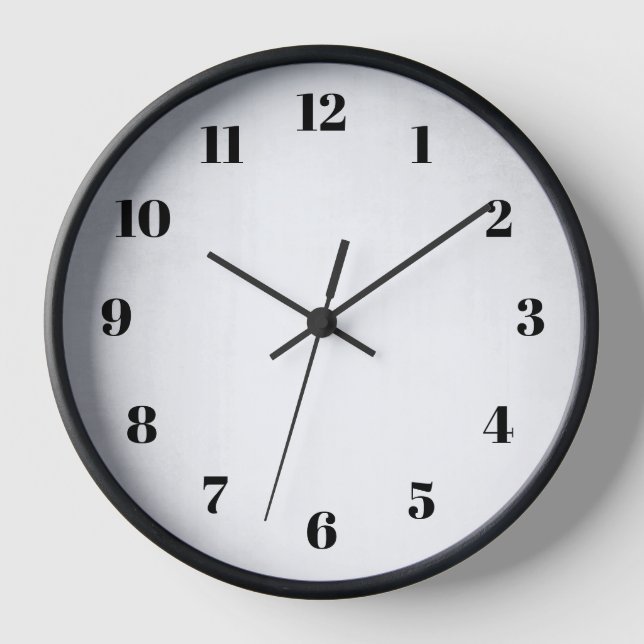 Horloge Modèle des numéros d'horloge (Recto)