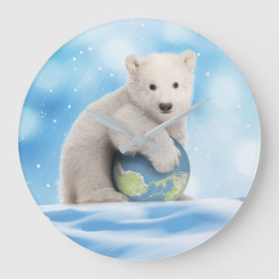 Horloge mondiale de l'ours polaire