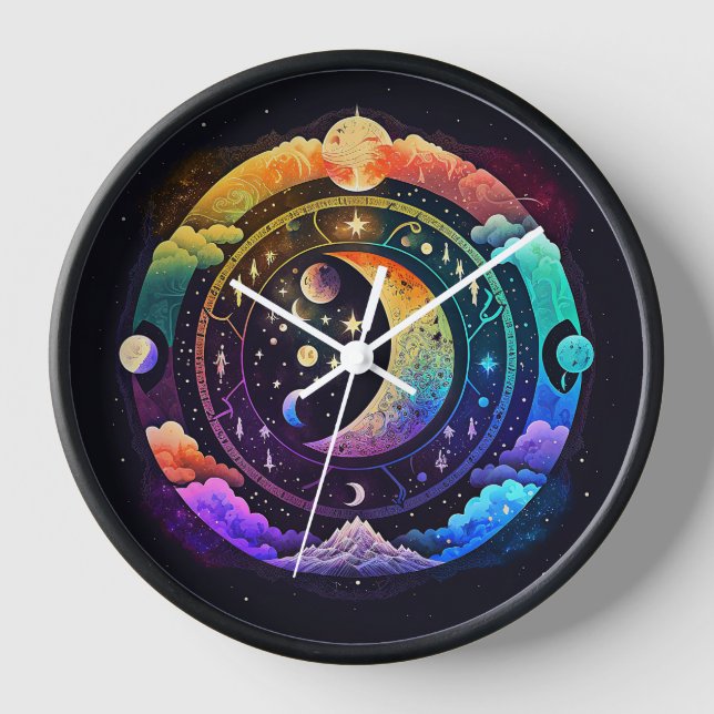 Horloge Moon Dreams Wall Clock (Recto)
