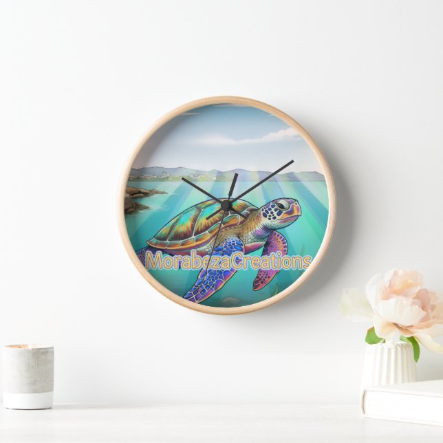 Horloge Morabeza turtle clock  (Maison)
