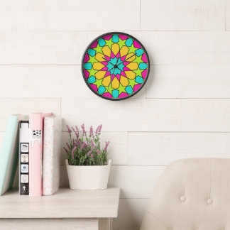 Horloge Mosaïque marocaine de Spring Fling
