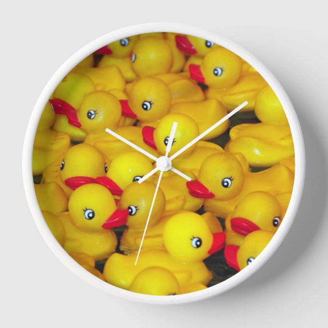 Horloge Motif canard en caoutchouc (Recto)