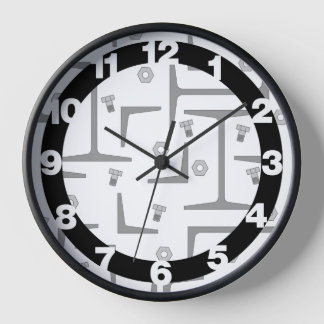 Horloge Motif de dessin en acier structurel
