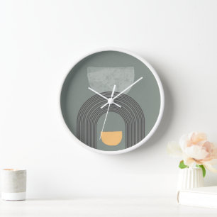 Horloge motif de formes Abstraites de Bohême