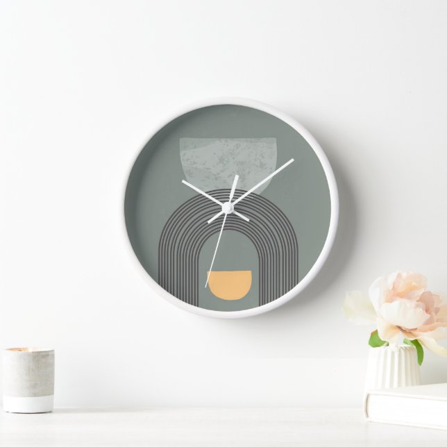 Horloge motif de formes Abstraites de Bohême (Maison)