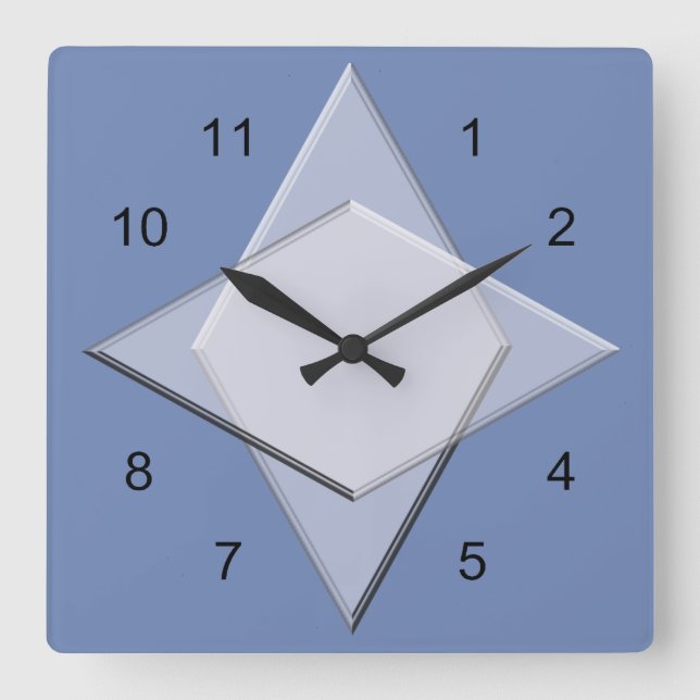Horloge - Motif géométrique (Recto)