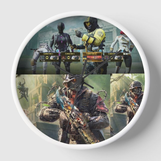 Horloge motif guérilla call of duty mobile (Recto)