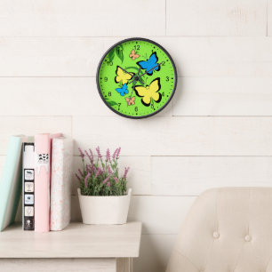 Horloge Motif papillon