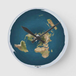 Horloge moyenne de la Terre plate