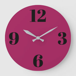 Horloge Mur Acrylique - En Rose