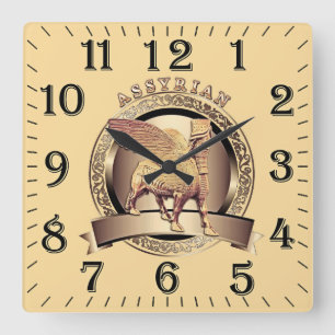 Horloge Mur Acrylique Lamassu Or