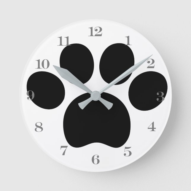 Horloge Mur Acrylique Paw (Recto)