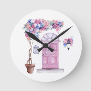 Horloge Mur, Horloge Mur Acrylique Ronde 8",