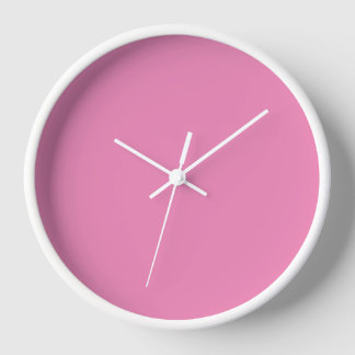 Horloge Mur rose rose