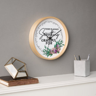 Horloge Mur Vibe Gratitude