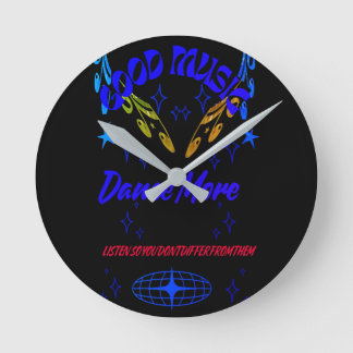 horloge mural, Music Dance