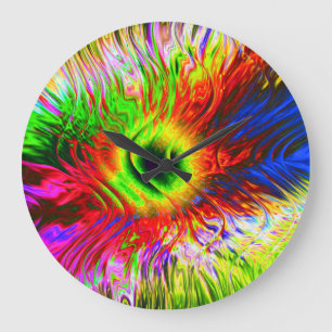 Horloge murale 11 sinueuse