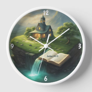 Horloge murale à aiguilles