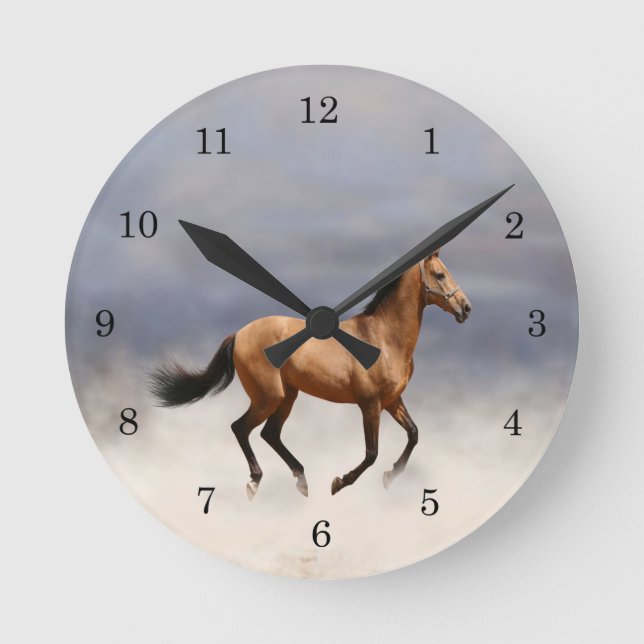 Horloge murale à cheval (Recto)