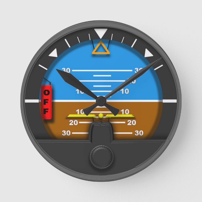 horloge murale à horizon artificiel (Recto)