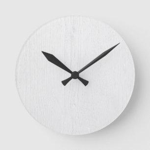 Horloge murale à impression numérique en bois rust