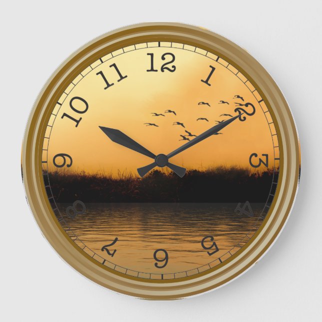 Horloge murale acrylique (Recto)