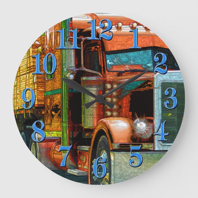 Horloge murale acrylique (Recto)