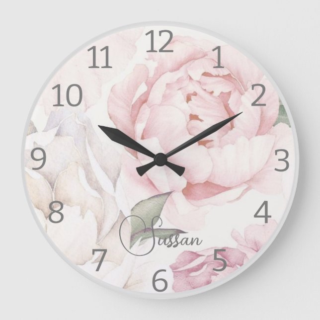 Horloge murale acrylique (Recto)