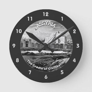 Horloge murale acrylique ASSYRIA