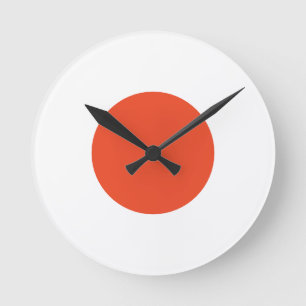 Horloge murale acrylique blanche