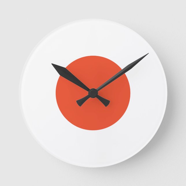 Horloge murale acrylique blanche (Recto)