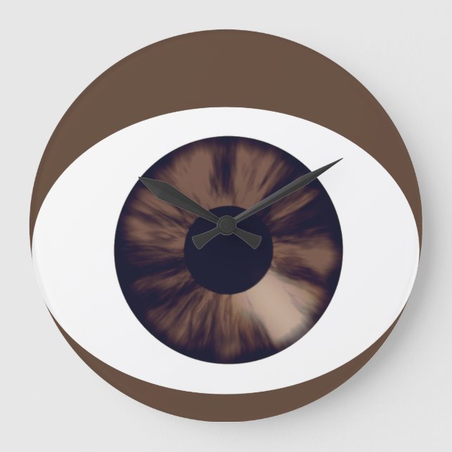 Horloge murale acrylique Brown de la peau foncée d (Recto)