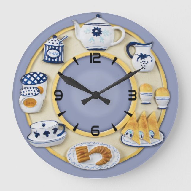 Horloge murale acrylique de la cuisine (Recto)
