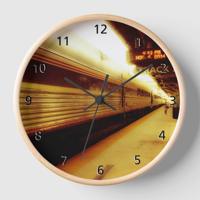 Horloge murale acrylique de la piste 2 (Recto)