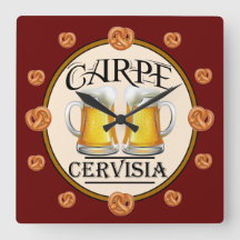 Horloge murale acrylique Humour BIÈRE