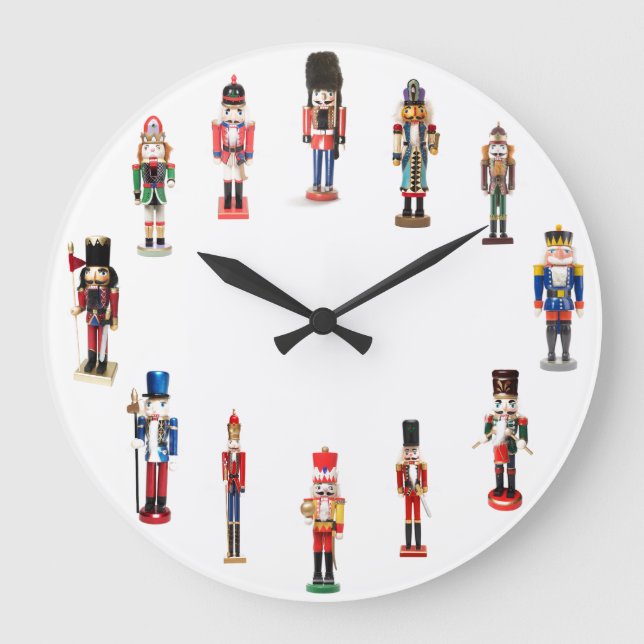 Horloge murale acrylique "Le Casse-Noisette" (Recto)