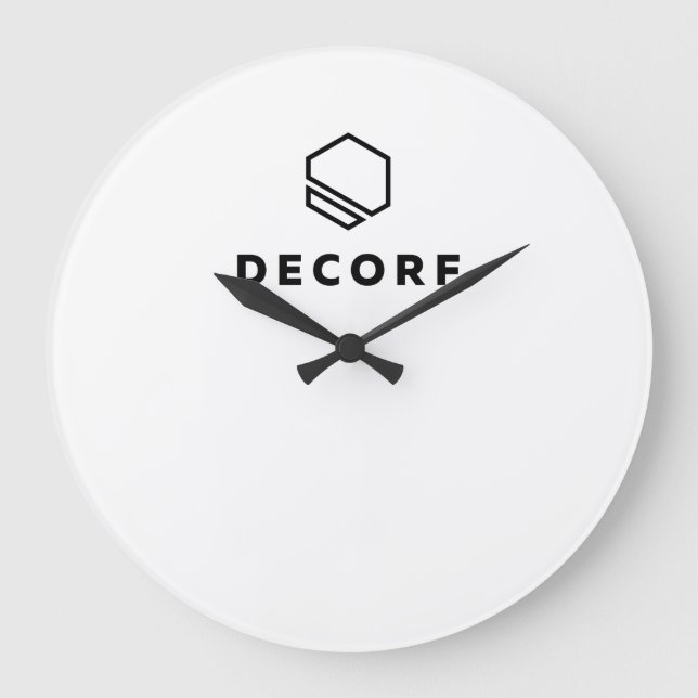 Horloge murale acrylique ronde (grande) (Recto)