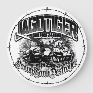 Horloge murale acrylique ronde (grande) JAGDTIGER