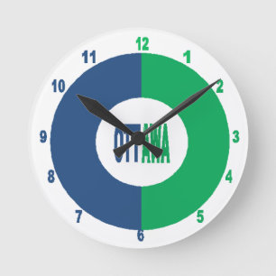 Horloge murale acrylique,Ronde Medium DesignOTTAWA