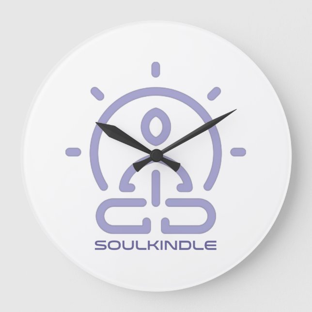 Horloge murale acrylique "SoulKindle" (Recto)