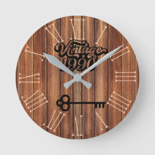 Horloge murale acrylique Vintage 1990