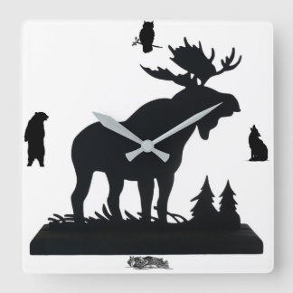 Horloge murale acrylique "Wild Life"