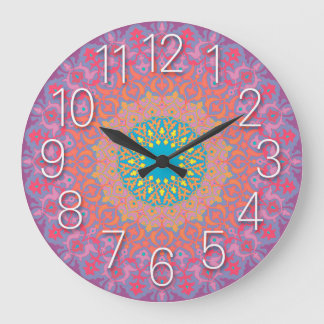 Horloge murale arabesque