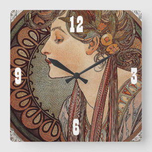 Horloge murale Art Déco vintage magnifique