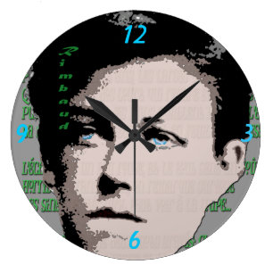 Horloge murale Arthur Rimbaud