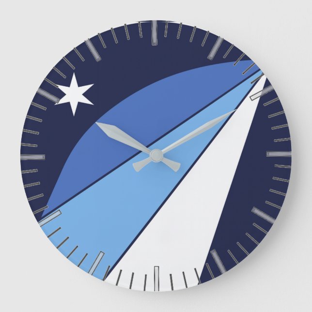 Horloge murale avec drapeau de Columbia, SC (Recto)