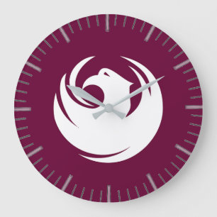 Horloge murale avec drapeau de la ville de Phoenix